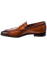 Фото #2 товара Antonio Maurizi Leather Penny Loafer Men's Brown 45