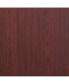 6-Foot Mahogany Melamine Laminate Folding Banquet Table