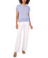 ფოტო #5 პროდუქტის Women's Drop-Shoulder Short-Sleeve Sweater