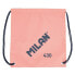 Backpack with Strings Milan Since 1918 Pink 42 x 34 x 0,7 cm