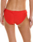 Фото #2 товара Vince Camuto 297914 Women's Shirred Smooth FIT Cheeky Bikini Bottom Size M