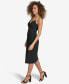 ფოტო #4 პროდუქტის Women's Embellished-Strap Midi A-Line Dress