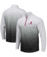 Фото #1 товара Men's Gray Alabama Crimson Tide Magic Team Logo Quarter-Zip Jacket