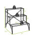 Plant Rack 3-Tier Metal Plant Stand Garden Shelf Stair Style