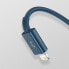 Фото #7 товара 3w1 kabel przewód uniwersalny USB - Lightning / USB-C / micro USB 3.5A 1.5m niebieski