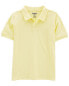 Kid Yellow Piqué Polo Shirt 12