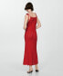 ფოტო #3 პროდუქტის Women's Knot Detail Openwork Knitted Dress