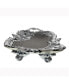 Фото #6 товара Chrome Plated Crystal Embellished Ceramic Plate