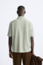 BOUCLÉ TEXTURED POLO SHIRT