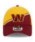 Фото #3 товара Men's Gold, Burgundy Washington Commanders 2023 Sideline 9FORTY Adjustable Hat