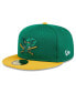 Фото #1 товара Men's Kelly Green Oakland Athletics 2024 Batting Practice 59FIFTY Fitted Hat