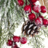 Дверная вешалка Рождество Белый Красный Зеленый Натуральный ротанг Пластик 55 cm