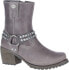 Фото #4 товара Harley-Davidson Tamori Harness D84671 Womens Gray Leather Motorcycle Boots