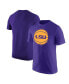 Фото #1 товара Men's Purple LSU Tigers Basketball Logo T-shirt