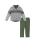 ფოტო #1 პროდუქტის Baby Boys Shawl Sweater Set
