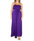 Plus Size Strapless Maxi Dress