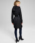 ფოტო #2 პროდუქტის Women's Petite Hooded Belted Trench Coat, Created for Macy's