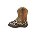 Фото #3 товара Roper Glitter Leopard Round Toe Cowboy Toddler Girls Size 3 M Casual Boots 09-0