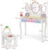 Фото #8 товара Салон красоты costway Kinder Schminktisch Set Frisiertisch