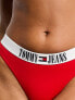 Tommy Jeans archive brazilian bikini bottom in red