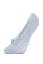 Kadın Aplike 3'lü Pamuklu Babet Çorap Z9631azns