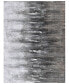 Фото #3 товара Gray Frequency Textured Metallic Hand Painted Wall Art by Martin Edwards, 30" x 40" x 1.5"