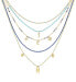 Luxury five-row necklace made of Chant BAH58 steel