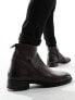 Фото #8 товара ASOS DESIGN chelsea boot in brown leather