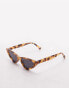 Фото #2 товара Topshop Crocus angled cat eye sunglasses in tort