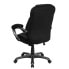 Фото #2 товара High Back Black Microfiber Contemporary Executive Swivel Chair With Arms