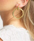 Let´s Get Loud Gold Plated Hoop Earrings with Pendants UBE70011