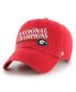 Men's Red Georgia Bulldogs College Football Playoff 2022 National Champions Slant Clean Up Adjustable Hat