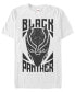 Фото #1 товара Marvel Men's Black Panther Geometric Mask, Short Sleeve T-Shirt