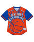 Men's Orange New York Knicks Jumbotron 3.0 Mesh V-Neck T-shirt Оранжевый, M - фото #2