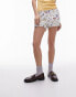 Фото #2 товара Topshop floral bloomer short in white