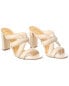 Alexandre Birman Camille Leather Sandal (Authentic Pre-Owned) Women's White 40