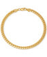 Men's Cuban Link Bracelet in 18k Gold-plated Sterling Silver & Sterling Silver