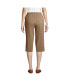 Фото #2 товара Petite Sport Knit High Rise Elastic Waist Pull On Capri Pants