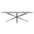 Centre Table DKD Home Decor Silver Marble Steel Plastic 130 x 80 x 45 cm