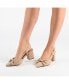 Women's Tailynn Canvas Slingback Heels