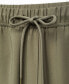 Фото #5 товара Women's Flowy Bow Detail Straight-Fit Pants