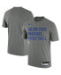 Фото #1 товара Men's Heather Gray Golden State Warriors 2023/24 Sideline Legend Performance Practice T-shirt