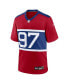 Men's Dexter Lawrence II Century Red New York Giants Alternate Player Game Jersey