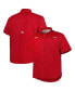 Фото #1 товара Men's Cardinal Arkansas Razorbacks Big and Tall Collegiate Tamiami Button-Down Shirt