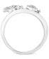Фото #4 товара EFFY® Diamond Evil Eye & Hamsa Hand Charm Ring (1/4 ct. t.w.) in 14k White Gold