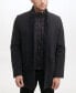 Фото #2 товара Men's Wool Twill Stand Collar Topper with Nylon Bib Coat