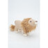 Fluffy toy Crochetts AMIGURUMIS MINI Brown Lion 45 x 27 x 16 cm