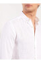 Фото #13 товара LCW Vision Slim Fit Uzun Kollu Keten Karışımlı Erkek Gömlek