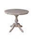 Фото #1 товара 36" Round Top Pedestal Table with 12" Leaf