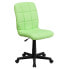 Фото #4 товара Mid-Back Green Quilted Vinyl Swivel Task Chair